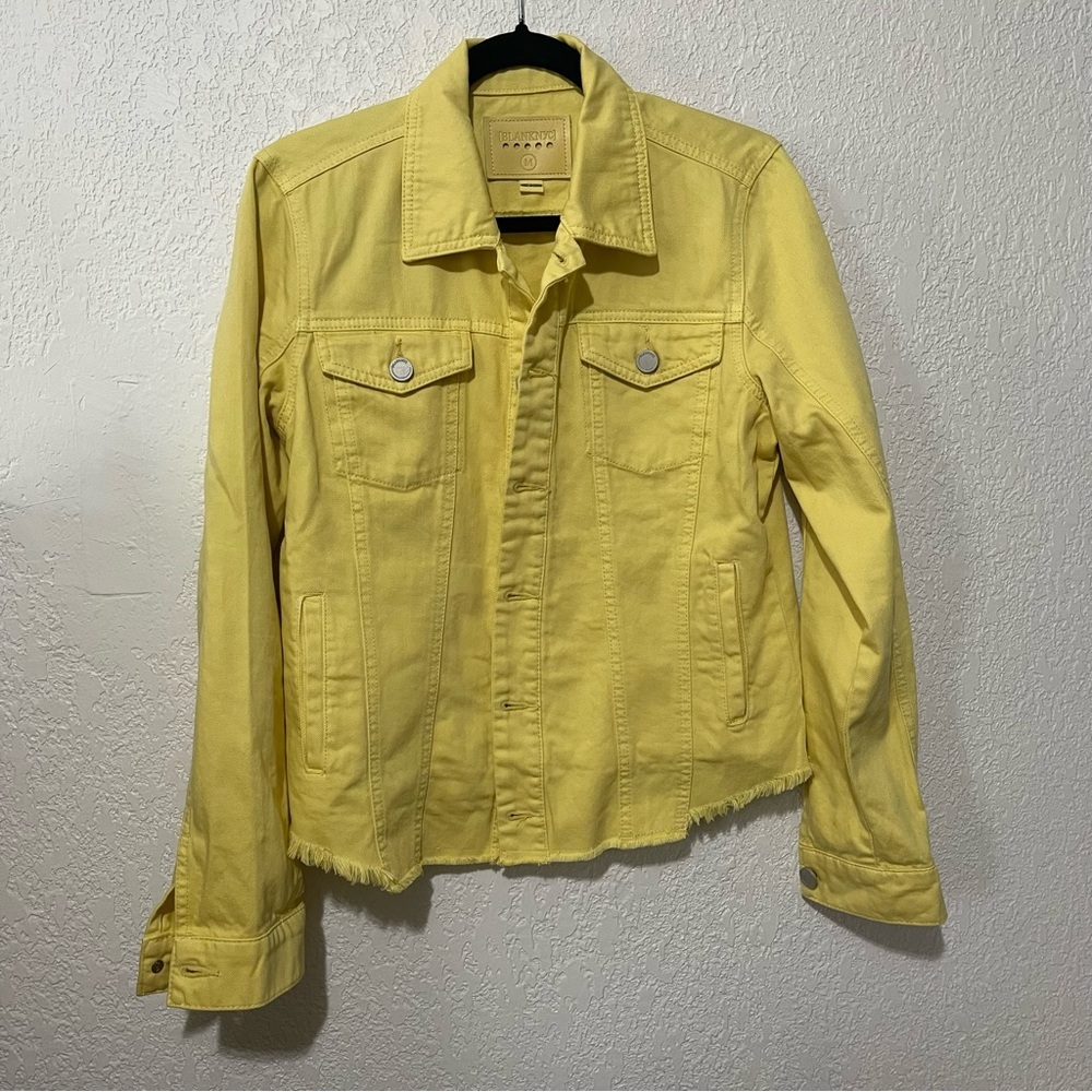 Blank NYC Frayed Jean Jacket Size‎ M